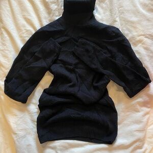 Black Turtleneck Sweater